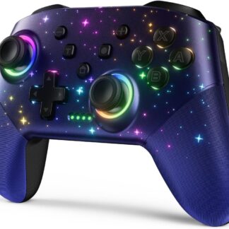 SVP Game - RN4Light Mando Inalámbrico RGB Ergonómico con Empuñaduras Texturizadas y Botones de Precisión para Experiencia de Juego Inigualable