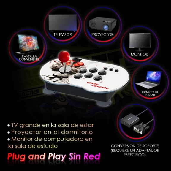 RetroNG - MT6 Game Stick Joystick - Imagen 6