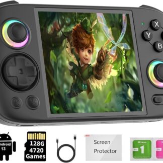 SVP Game - RG Cube Consola de Juegos Retro Consola portátil RGCube Pantalla multitáctil 8+128G Sistema Android 13 Consola de Videojuegos Batería de 5200 mAh, Ventilador, Iluminación RGB