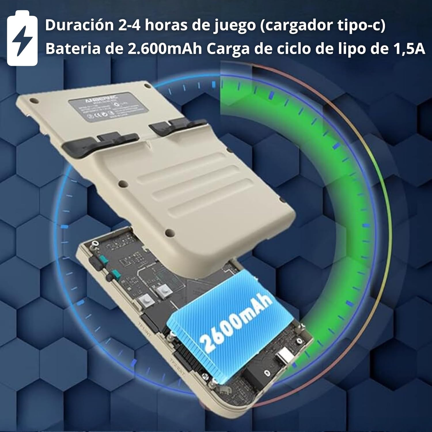 Anbernic - RG35XX Consola retro portatil 64 GB con 5.000 juegos y 30 emuladores PS1, PSP, N64, NDS, SN, GB, GBA, consolas de juegos retro, emulador clásico, consola de mano - SVP Game - Imagen 4