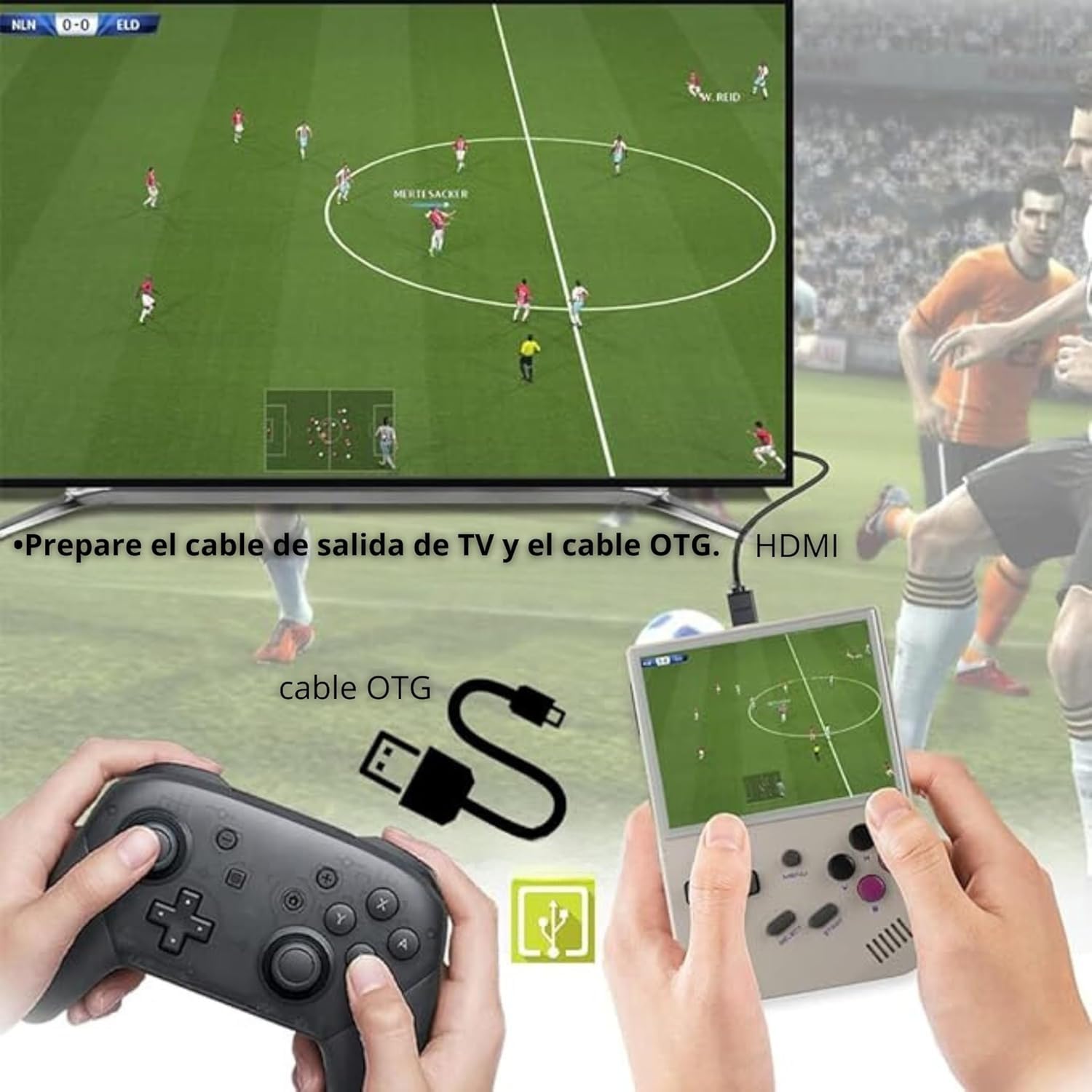 Anbernic - RG35XX Consola retro portatil 64 GB con 5.000 juegos y 30 emuladores PS1, PSP, N64, NDS, SN, GB, GBA, consolas de juegos retro, emulador clásico, consola de mano - SVP Game - Imagen 3