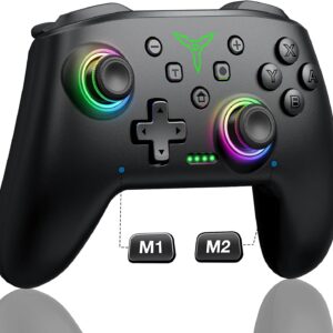 SVP Game - RN4Pro Mando Inalámbrico RGB Turbo Ergonómico con Empuñaduras Texturizadas y Botones de Precisión para Experiencia de Juego Inigualable